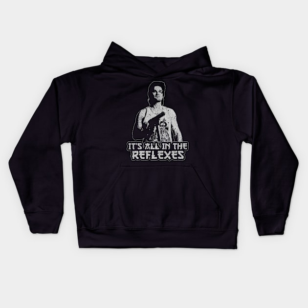 It's All in the Reflexes Kids Hoodie by RASRAP